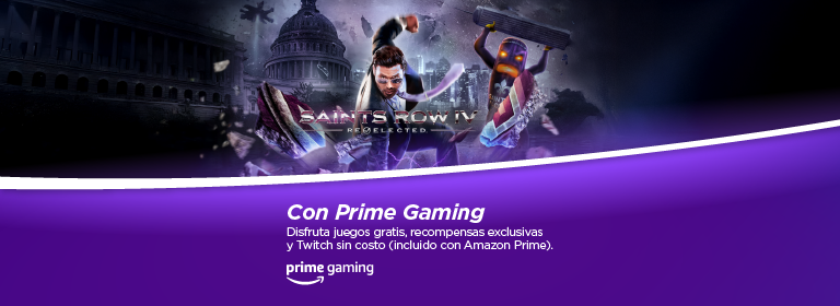Con Prime Gaming disfruta juegos gratis, recompensas exclusivas y twitch sin costo (incluido con Amazon Prime).