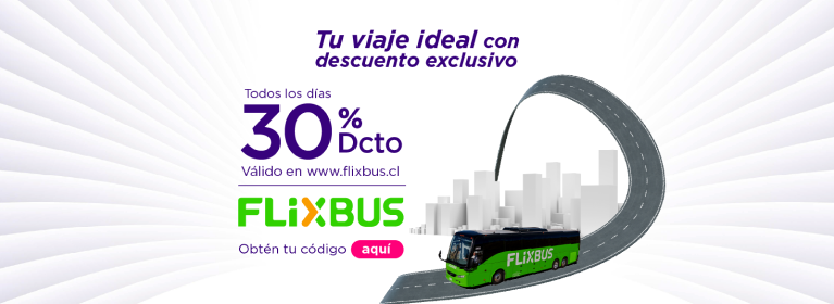 Tu viaje ideal con descuento exclusivo, todos los días 30%dcto