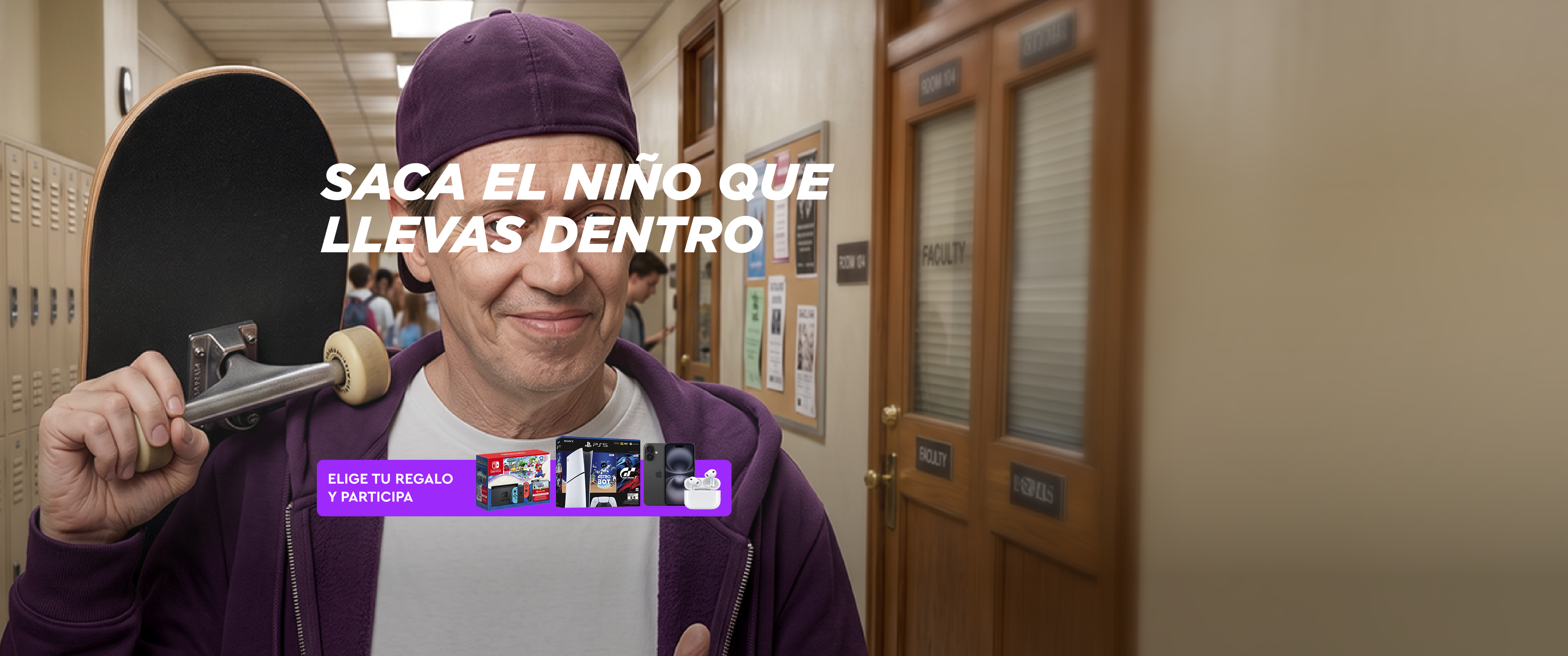 Saca el niño que llevas dentro' - Elige tu regalo y participa