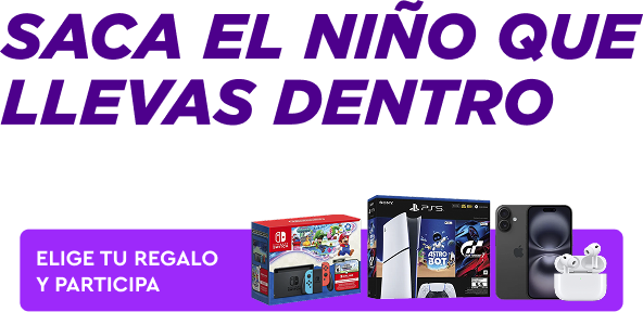 Saca el niño que llevas dentro' - Elige tu regalo y participa