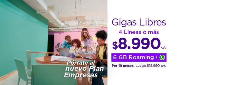 Gigas Libres 4 Líneas o más