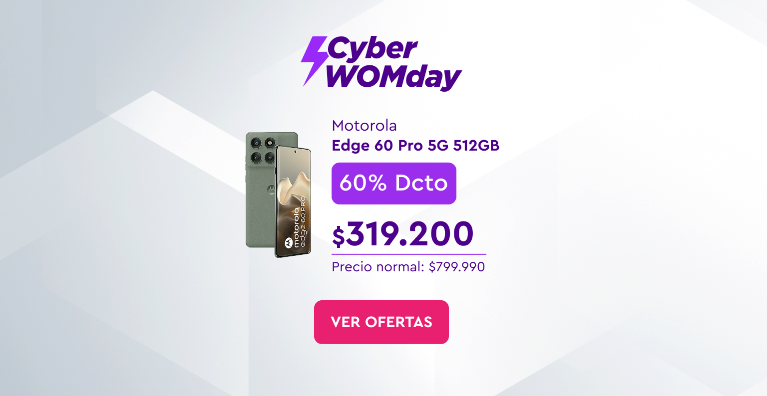 Cyber WOMday, 24 cuotas sin interés con bancos asociados - Despacho gratis - Ver ofertas