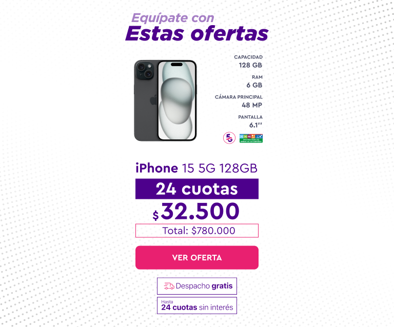 iPhone 15 5G 128GB