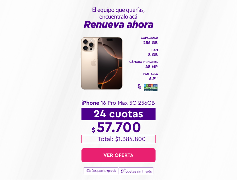 iPhone 16 Pro Max 5G 256GB