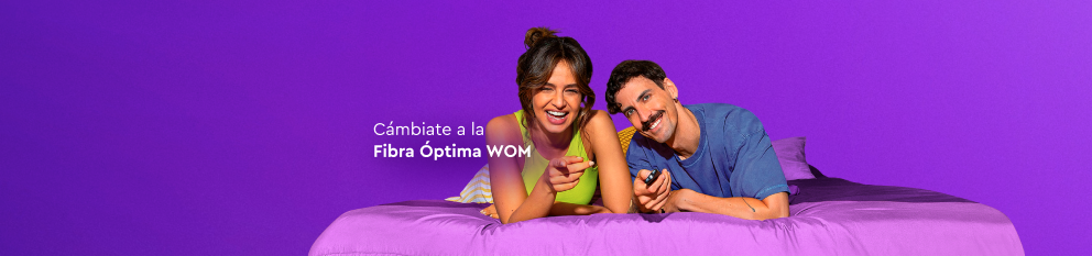Cámbiate a la Fibra Óptima de WOM