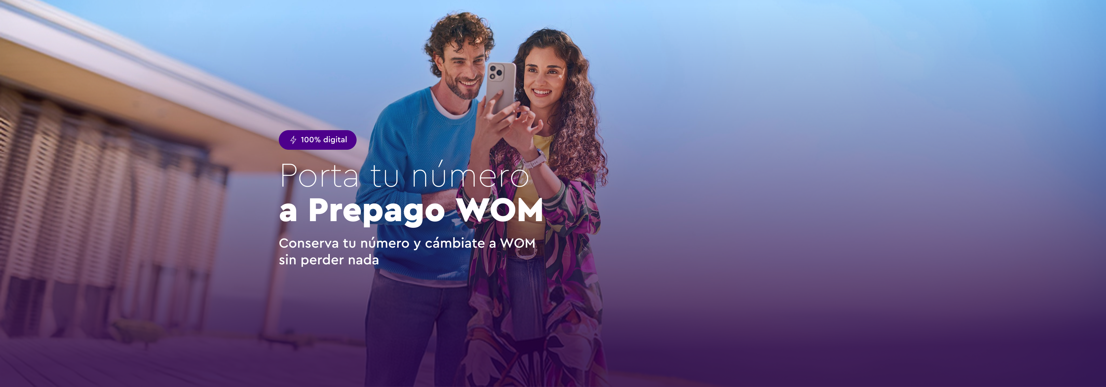 Porta tu número a Prepago WOM  - Conserva tu número y cámbiate a WOM sin perder nada