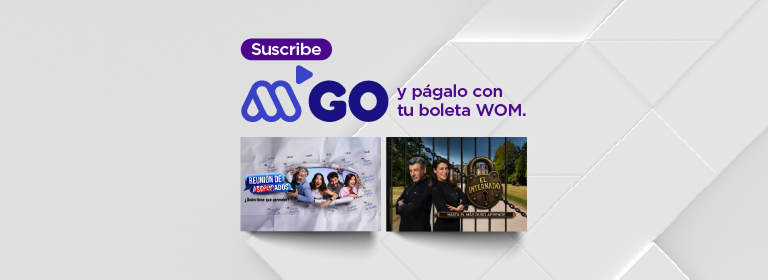 Suscribe MegaGO y pagalo con tu boleta WOM