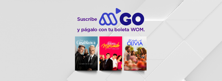 Suscribe MegaGO y pagalo con tu boleta WOM